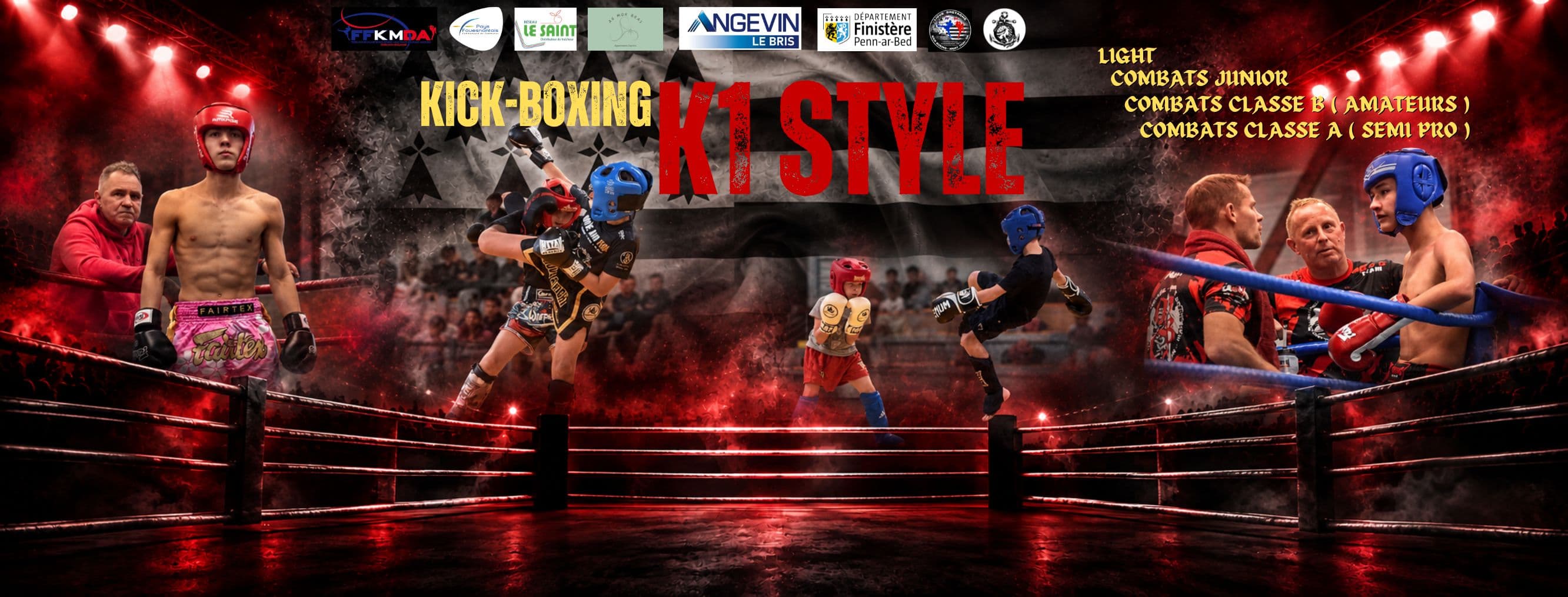 Championnat de Bretagne de Kick-Boxing K1 Style à Fouesnant