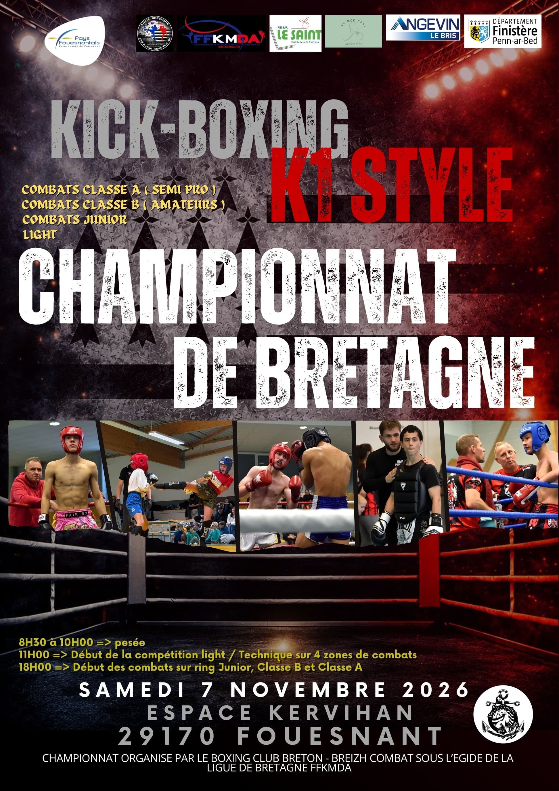 Championnat de Bretagne de Kick-Boxing K1 Style