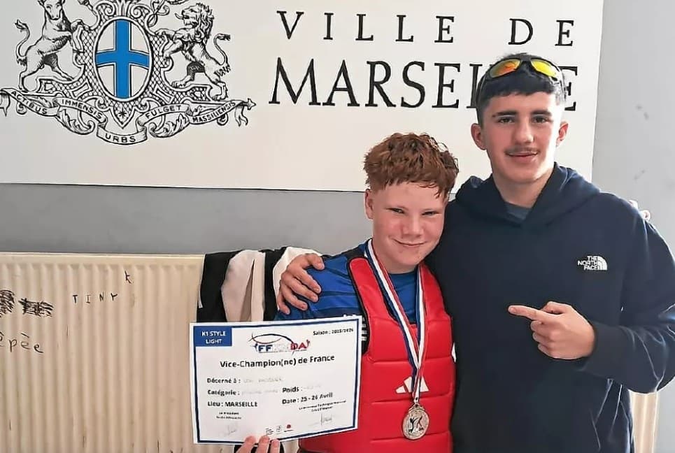 Lou Ansquer pendant le Championnat de France