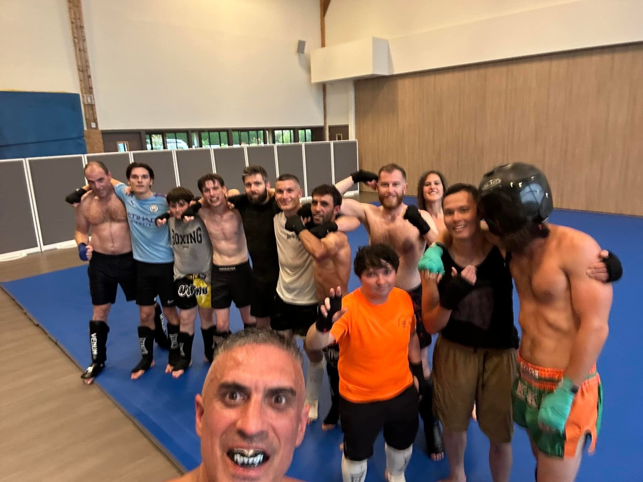 Les membres du Breizh Combat - Boxing Club Breton